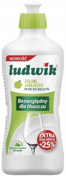 Płyn do naczyń Ludwik 0,45l  zielone jabłuszko