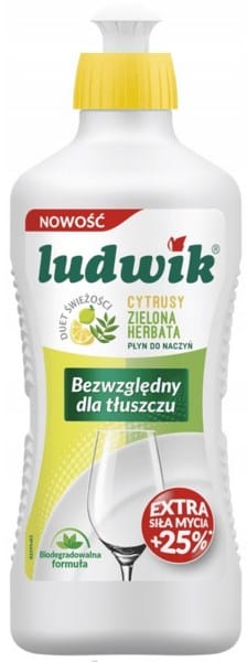 Płyn do naczyń Ludwik 0,45l cytrusy z zieloną herbatą