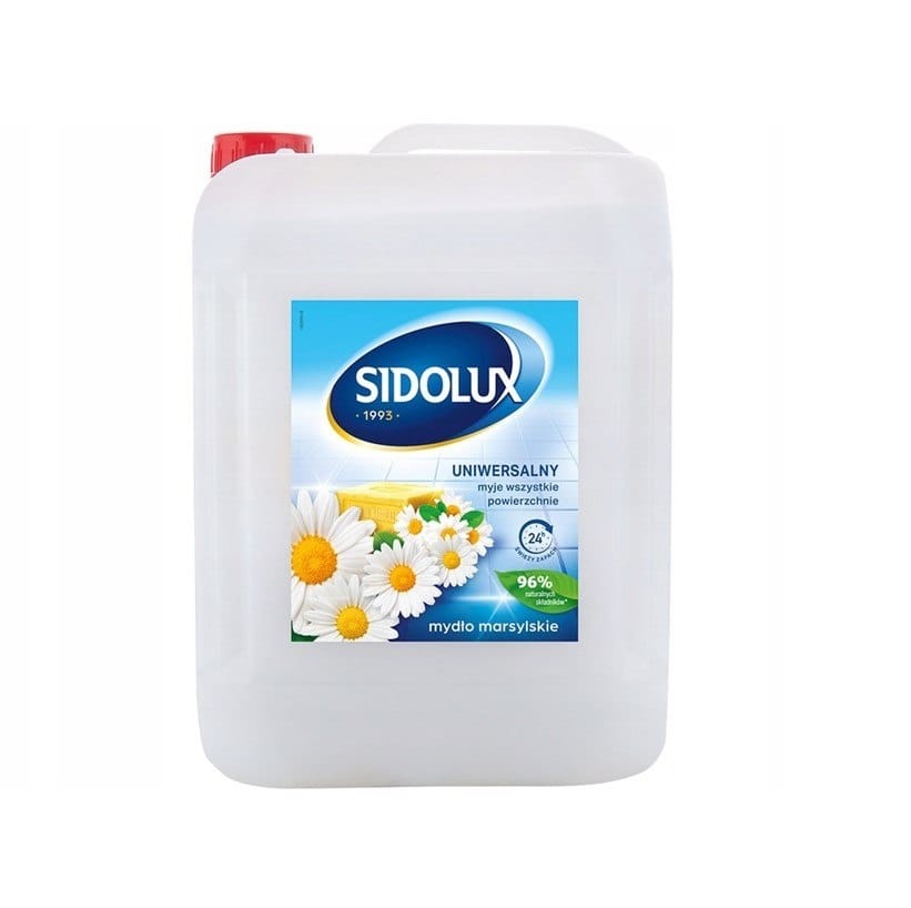 Płyn uniwersalny 5l  Sidolux Mydło Marsylskie (soda power + alkohol)