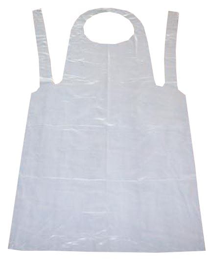 Fartuch foliowy  LDPE, biały 800x1250x18mm  op.100 szt. 20mik  30-05_CN