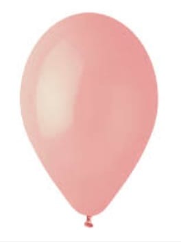 Balon 10  op.100 szt. pastel j.róż