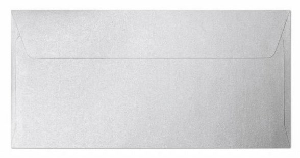 Koperta ozdobna DL  Millenium biała, 120g   op.10 szt.