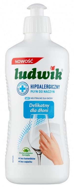 Płyn do naczyń      0,45l  Ludwik hipoalergiczny   (kart.20)