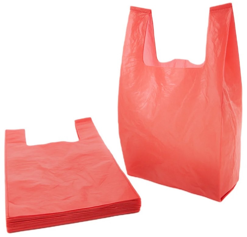 Rekl.HD 25x45cm  op.80szt. (25) 12mic  czerwone/malinowe