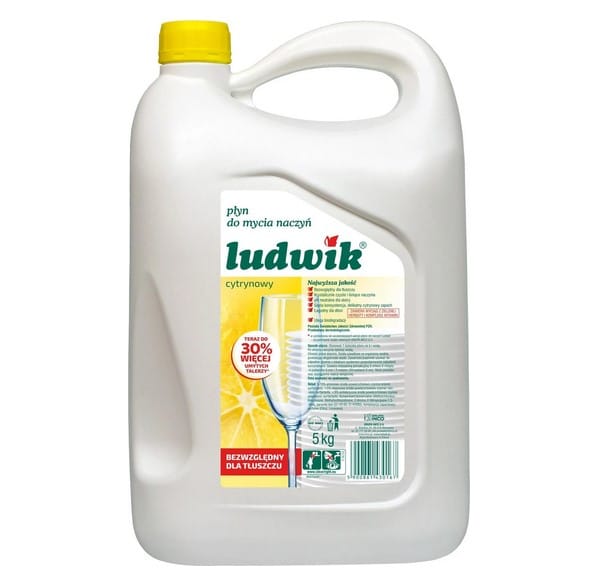 Płyn do naczyń      5L Ludwik cytrynowy
