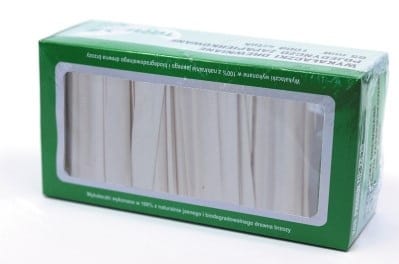 Wykałaczki drewniane; zapapierk.  op.1000 szt. *T*