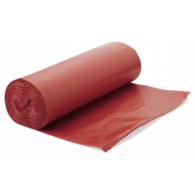 Worki na śmieci LD    60l  op.10 szt. czerwone