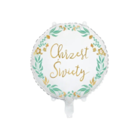 Balon foliowy  Chrzest święty; 45cm