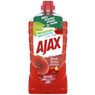 Płyn uniwersalny 1l  Ajax Floral Fiesta, Polne Kwiaty (czerwony)  (kart.12)