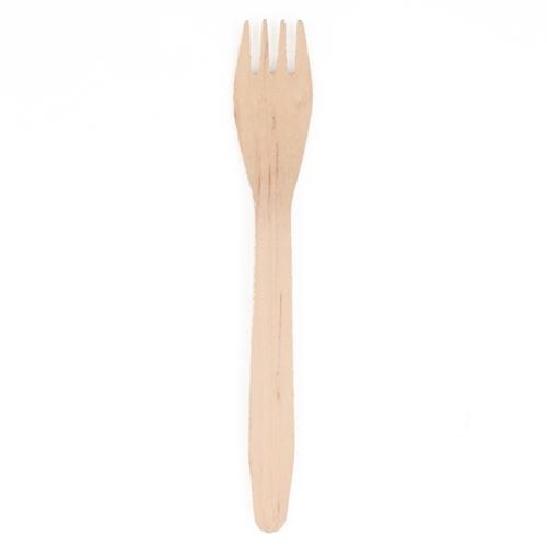 Widelec drewniany  op.100 szt. (10)  16,5cm  PURE 18199