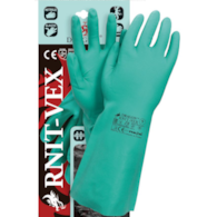 RĘKAWICE GOSPOD. L   Rnit-Vex  9 nitryl ziel.