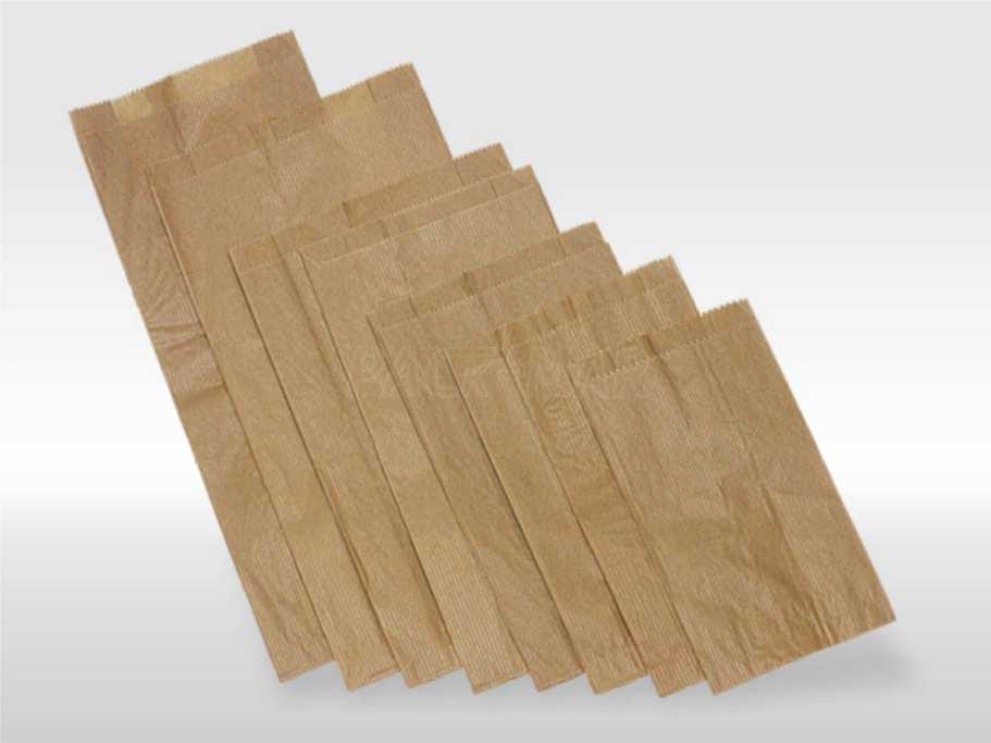 Torby fałdowe szare 18x6x35cm  op.1000 szt.   M ++