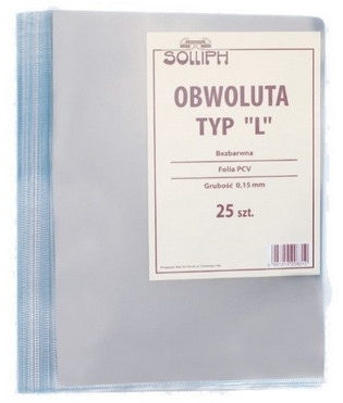 Obwoluta  A4 Typ L  op.25 szt. Solliph 0,15; krystaliczna