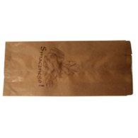 Torby fałdowe szare 24x8x41cm  op.500 szt. TS-3S  nadruk