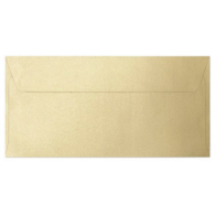 Koperta ozdobna DL  Pearl złoty, 120g   op.10 szt.